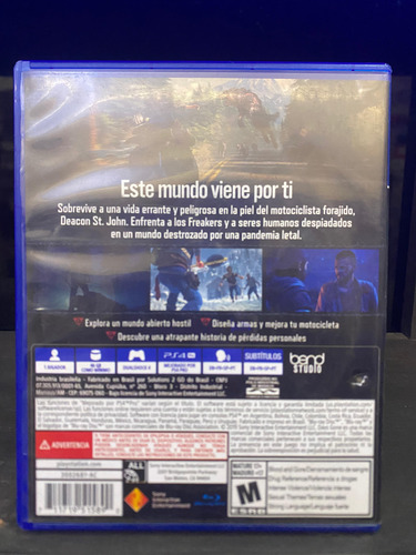 Days Gone Standard Edition Sony Ps4 Físico (Usado)