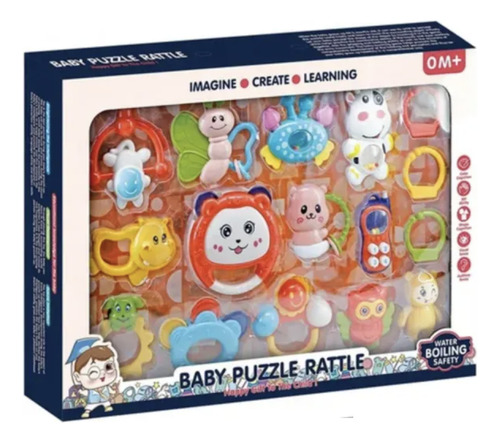 Set Juego De Sonajas Y Mordederas De Juguete Para Bebé R
