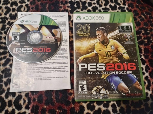 Pro Evolution Soccer Pes 2016 Xbox 360