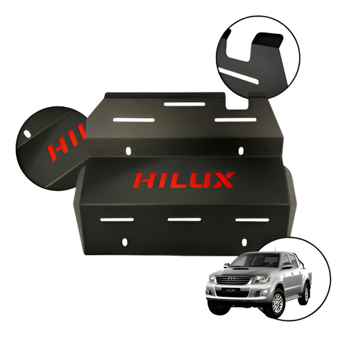 Protetor Carter Aço Hilux 06 07 08 09 10 11 12 13 14 15