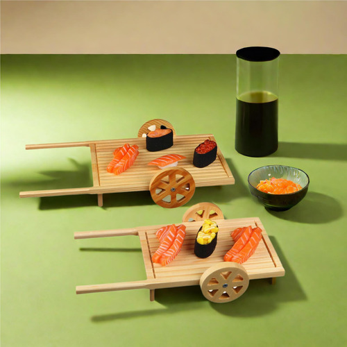 Carrito De Exhibición De Sushi, Estante Para 30cmx13cm