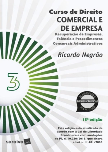 Curso De Direito Comercial E De Empresa Volume 3 Recup