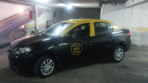 Renault Logan Expresion 2016 Taxi Con Licencia Y Reloj