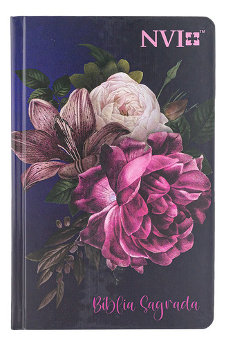 Bíblia Sagrada Slim - Nvi - Capa Dura Arranjo Floral, De Vários Autores. Editora Cpp, Capa Dura Em Português, 2023