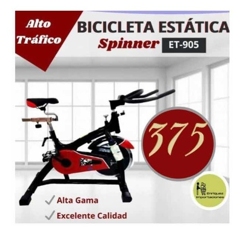Imagen 1 de 1 de Bicicleta Estatica Spinner Evertop Et-905