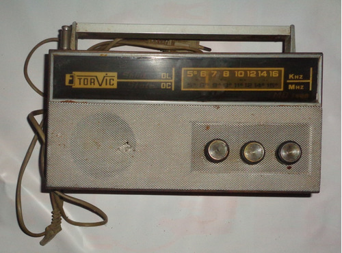 Radio Vintage Torvic Rara Am Fm Retro 1960 Radio Funciona 