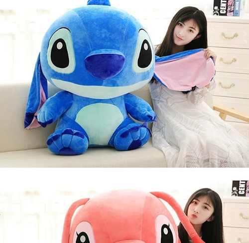 Imagem 4 de 4 de Pelúcia 65 Cm Lilo Stick Stich Presente Criança Aniversário