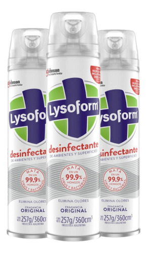 Lysoform Desinfectante Pack X3 Unidades