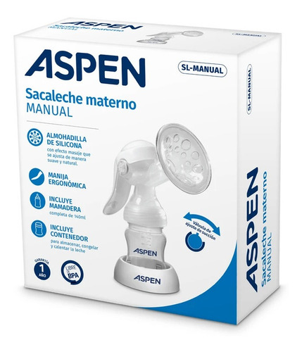 Imagen 2 de 2 de Sacaleche Extractor Leche Materna Aspen Sl-manual Mamadera
