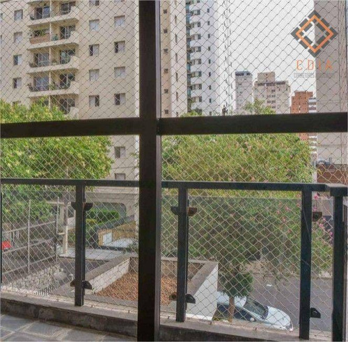 Imagem 3 de 19 de Apartamento Para Compra Com 3 Quartos E 2 Vagas Localizado Em Moema Pássaros - Ap55115