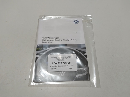 Manual Do Proprietário Nivus 2023 Novo Original Lacrado