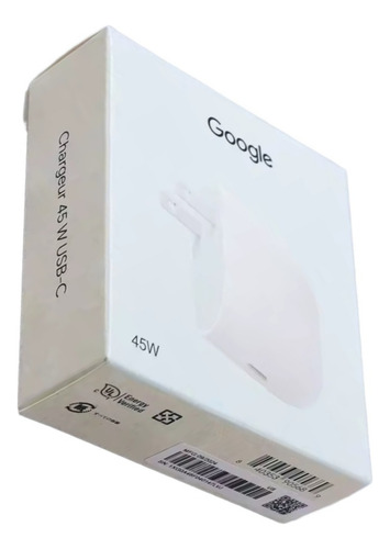 Cargador Carga Rápida 45w Para Google Pixel Blanco