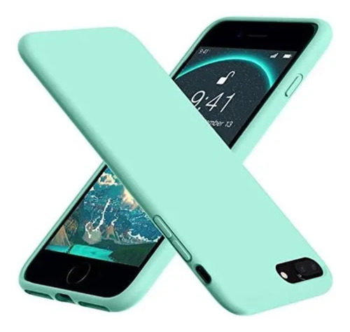 Funda Silicona Iphone 7/8 Plus Agua Lisa