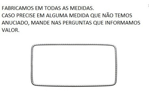 Estribo Verg.aco 14x40 Cm 4.2mm P/ Coluna Viga C/25 Unidades