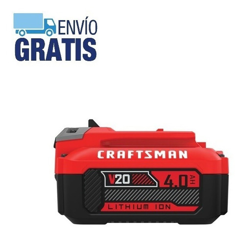 Batería De Ion Litio De V20 4.0ah Craftsman Cmcb204