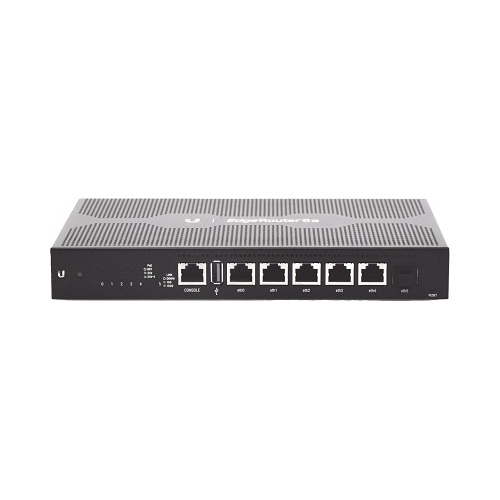 Edgerouter 6 Poe Pasivo 24v C/5 10/100/1000 Mbps + 1 Puerto 