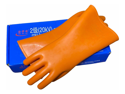 Guantes Dielectrico 20 Kv Alto Voltaje Clase 2 Insulado Aisl