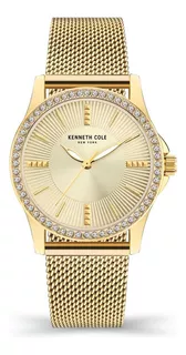 Kenneth Cole - Reloj Análogo Kcwlg2176803 Mujer Color de la correa Dorado Color del bisel Dorado Color del fondo Dorado