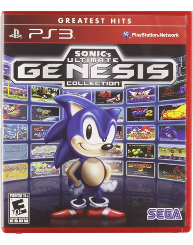 Sonic's Ultimate Genesis Collection  Ultimate Collection SEGA PS3 Físico