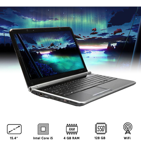 Notebook Panasonic Intel I5 4gb Ram 128gb Ssd 15,4 Dimm