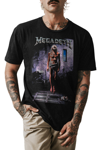 Polo Personalizado Banda Megadeth Trash Metal 003