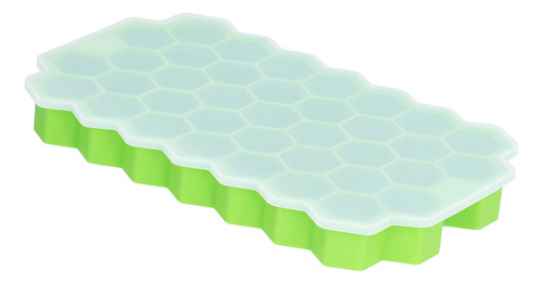 Ice Tray, 37 Rejillas, Con Tapa De Silicona Con Forma Celula