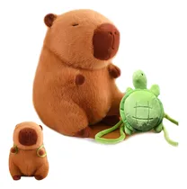 Comprar Capibara Peluche Juguetes Bebes Y Pequeñas Mochila Tortugascute Capibara, 35cm, Juguete Para Bebés, Juguete Para Niños MULTISERVICIOS