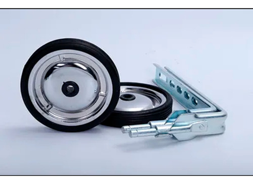 Roda Lateral Eixo Fixo Super Reforçada Em Aço Bike 16 A 24
