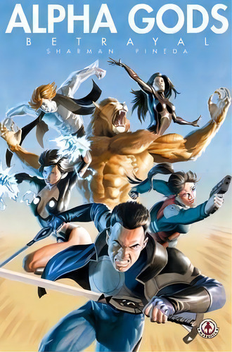 Alpha Gods, De Ian Sharman. Editorial Markosia Enterprises Ltd, Tapa Dura En Inglés