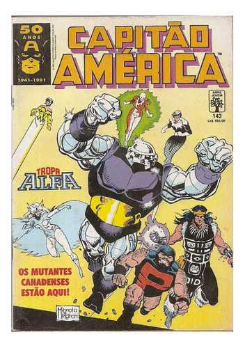 Hq Capitão América Nº 143 - Os Mutantes Canadenses