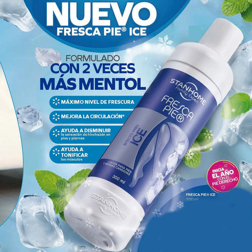 Stanhome Fresca Pie Ice Doble Mentol 300 Ml