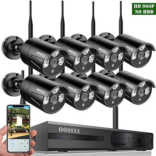 Cámaras Ip Con Nvr Oossxx 8 Canales Hd 1080p Wifi