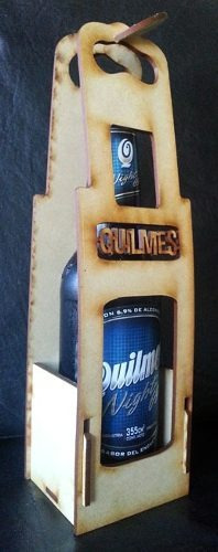 15 Caja Porta Cerveza Monjita Quilmes Souvenir Fibrofacil