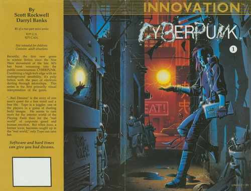Cyberpunk N° 1 (1989) Adaptação Do Rpg 'cyberpunk' / Matrix