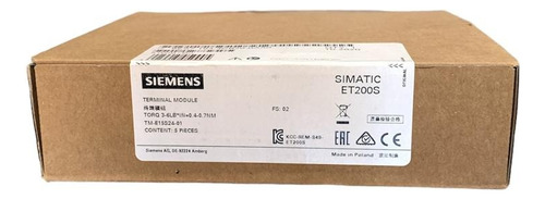 Siemens 6es7193-4cb20-0aa0 Modulo Terminales P-et200s