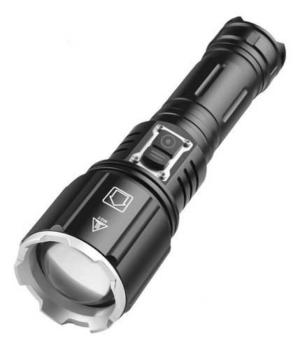 Linterna De Luz Fuerte Xhp160 Con Interruptor Dual De Carga
