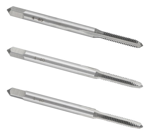 4-40 Unc Mano Derecha 4 X 40 Roscado Mano Grifo 3pcs
