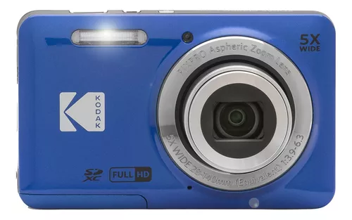  Kodak PIXPRO FZ55 - Cámara digital (azul) + funda para