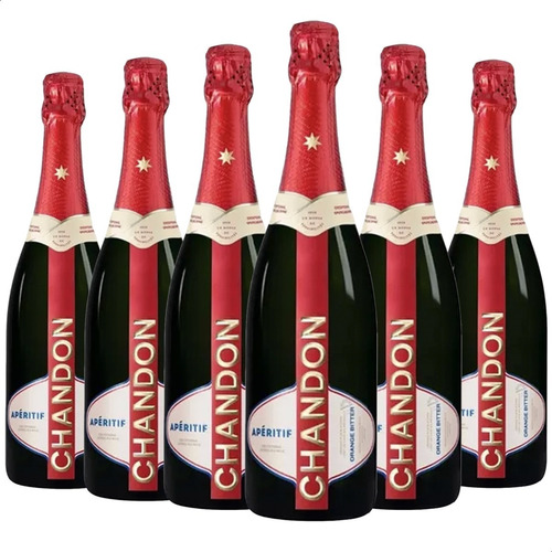 Champagne Chandon Aperitif Orange Bitter - Pack X6 Botellas