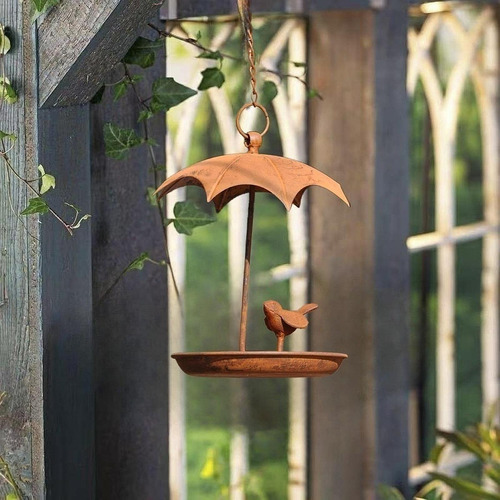 Ornamento De Comedero Para Pájaros Colgantes, Decoración