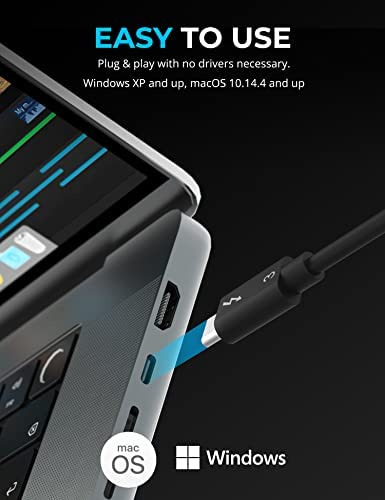 Lector De Tarjetas Sabrent Thunderbolt 3 Y Usb 3 Tipo C A Cf