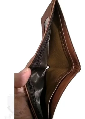 Billetera hombre con broche sales