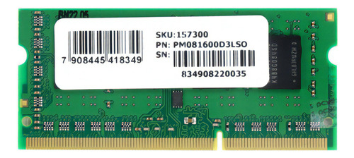 Memória Ram 8gb Ddr3 Para Notebook 1600mhz Preto Pcyes