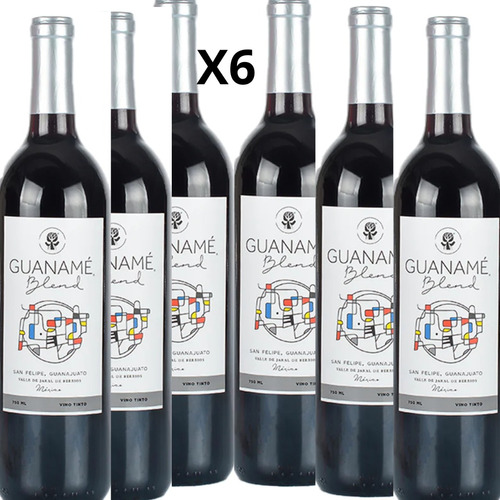 Vino Tinto Guaname Blend Pack 6 Botellas