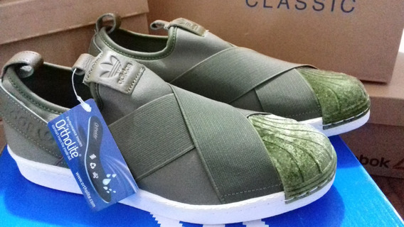 adidas slip on verdes