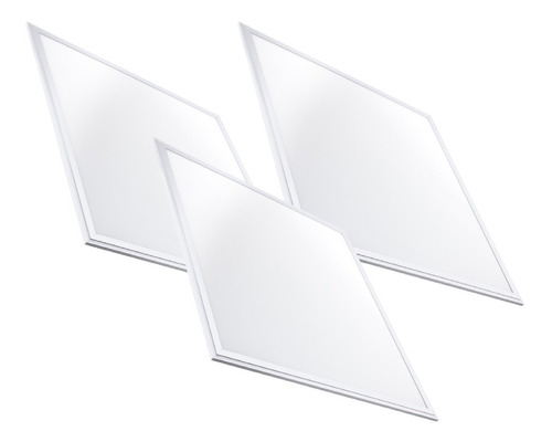 Pack X 3 Unidades Panel Plafón Led 48w 60x60 -calidad Unilux