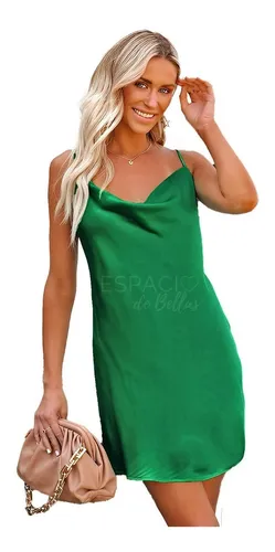 Vestido verde fiesta corto new arrivals