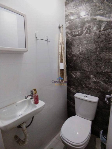 Imagem 13 de 19 de Casa Com 3 Dormitórios À Venda, 88 M² Por R$ 410.000,00 - Macuco - Santos/sp - Ca1437
