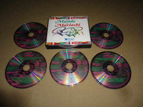 Por El Mundo Con Mariachi 1997 Readers 5 Cds Vargas Mexico