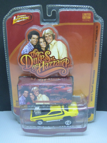 Miniatura Daisy's Plymouth Os Gatões Johnny Lightning 1:64 Cor Amarelo